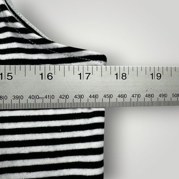 Talbots NWT Two-Way Tank Belleville Stripe Women’s S Reversible Scoop/V-Neck Top - Picture 7 of 10